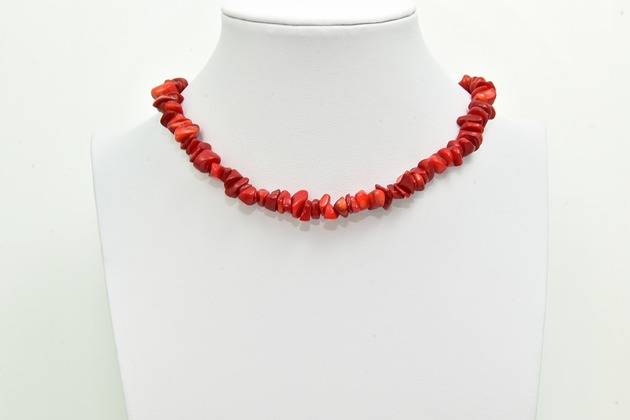 Naszyjnik Choker Koral Kamień naturalny