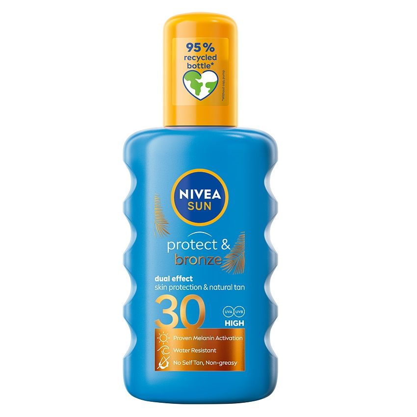 Nivea Sun Protect & Bronze balsam w sprayu aktywujący naturalną opaleniznę SPF30 200ml