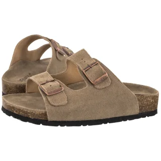 Klapki Khaki V408-04497-02KHA (VE937-a) Venezia