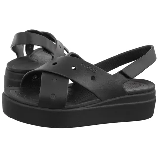 Sandały Brooklyn 4u Cross Strap Sandal Black 212254-001 (CR433-a) Crocs