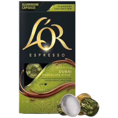 Kawa w kapsułkach L'OR Dubai Chocolate Style do ekspresów Nespresso®, 10 szt.