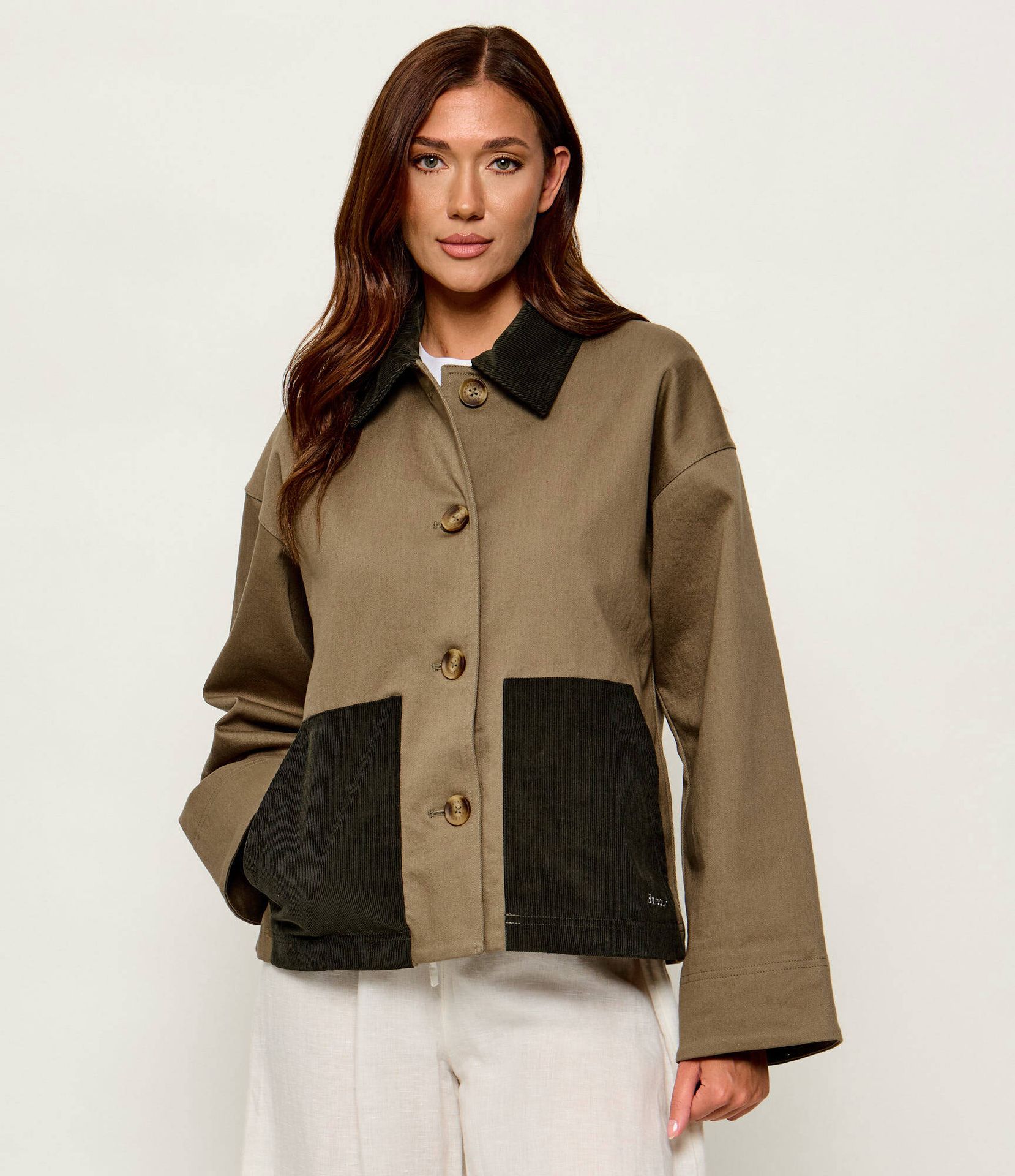 Barbour Kurtka Cloverdale Relaxed fit sztruks