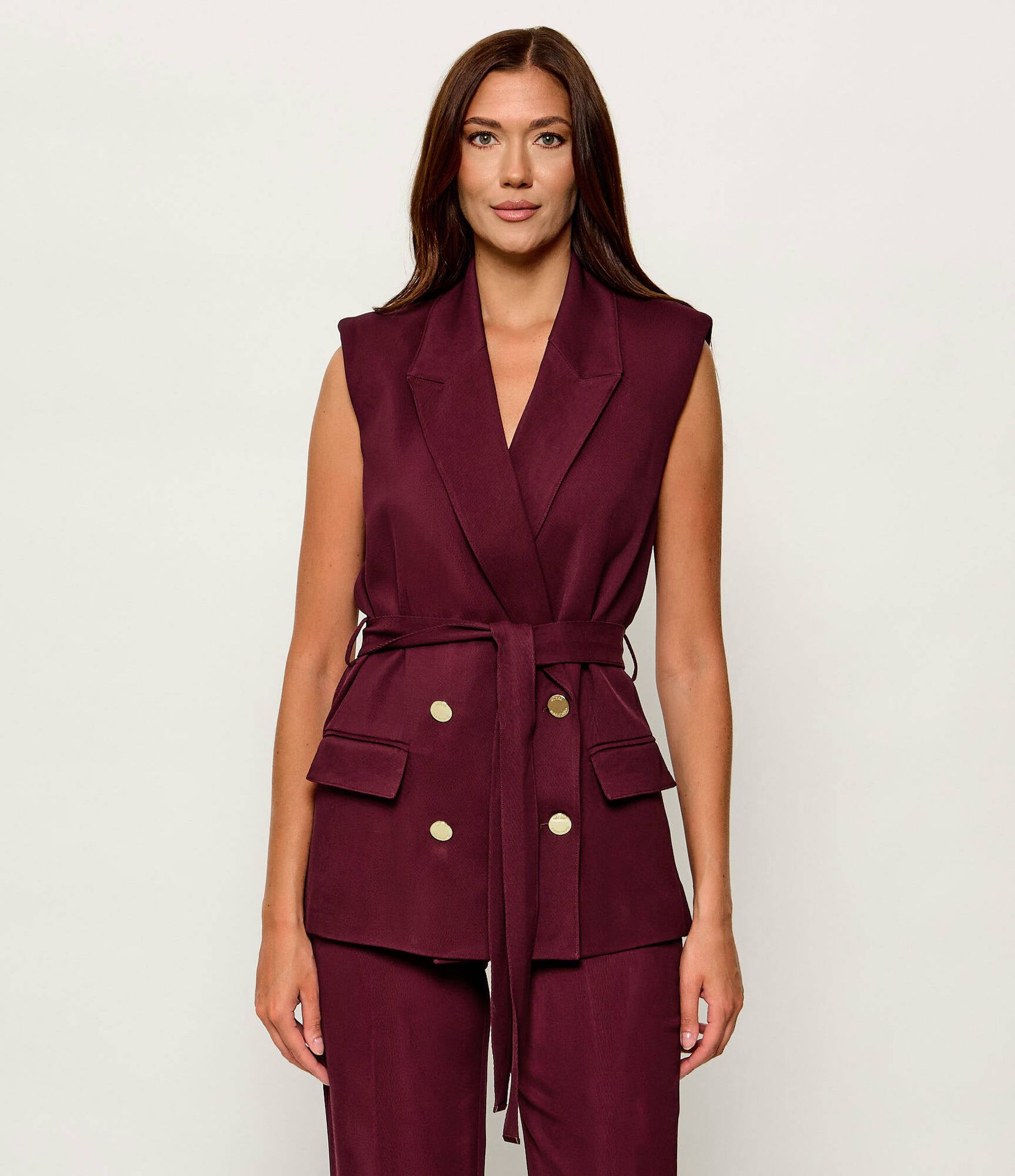 Marciano Guess Kamizelka RASHIDA Slim Fit z dodatkiem wełny