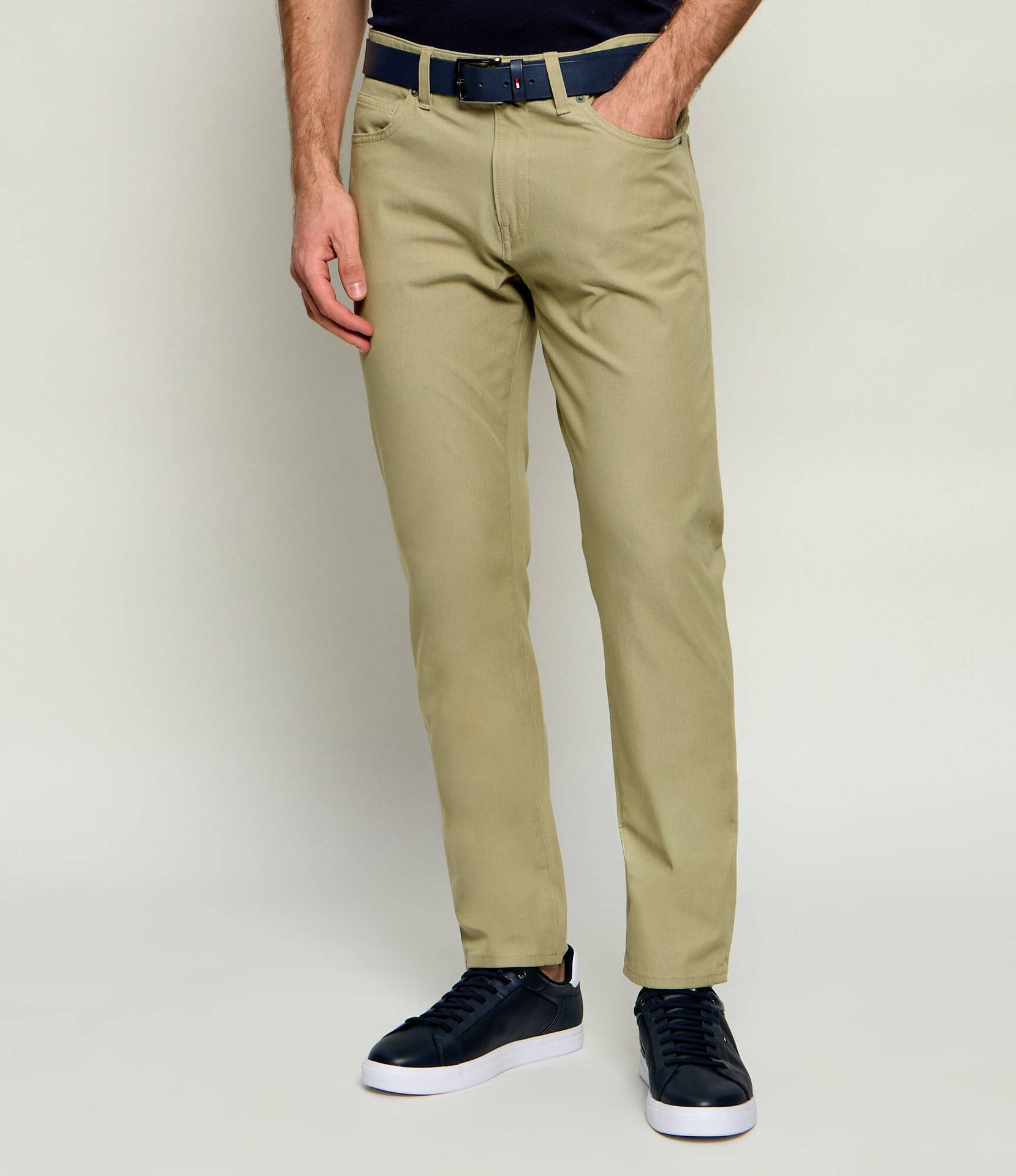 BOSS BLACK Spodnie chino P-Delaware5 Slim Fit