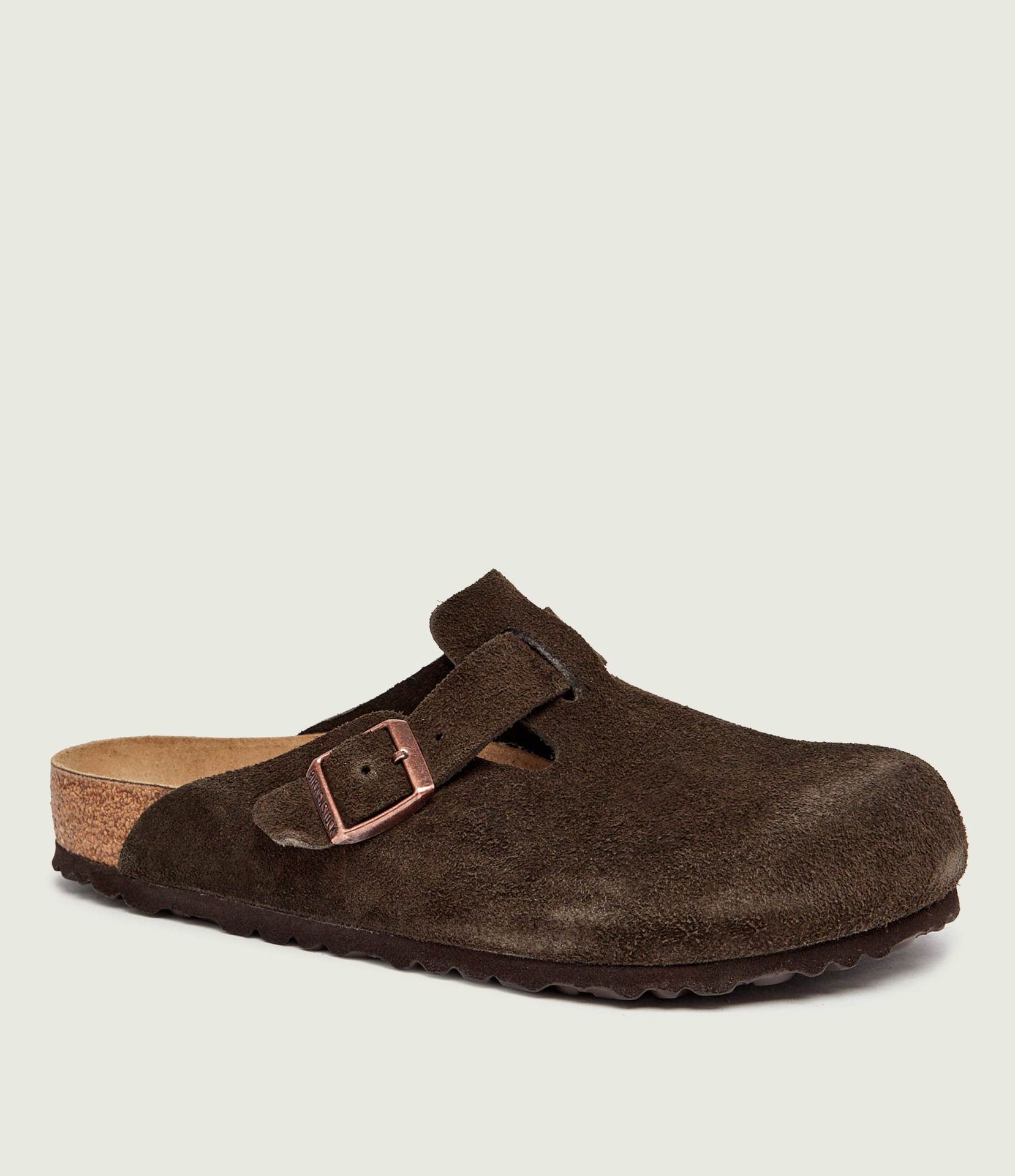 Birkenstock Mule Boston zamsz regular fit