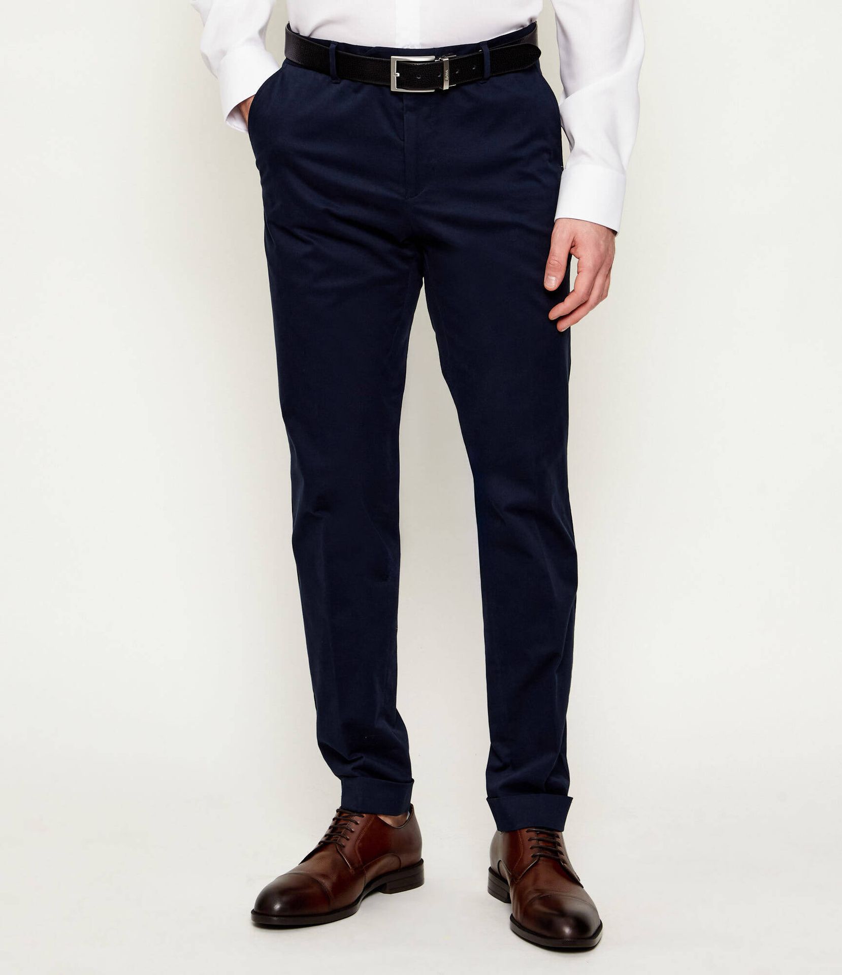 BOSS BLACK Spodnie chino C-Genius-TU-WG-261F Slim Fit