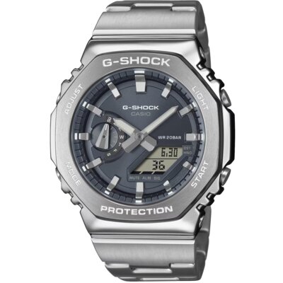 Zegarek CASIO G-Shock Octagon GM-2110D-8AER Srebrny