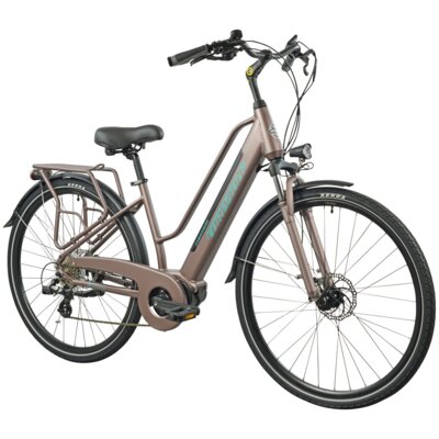 Rower elektryczny TORPADO Altea D19 28 cali Brązowy