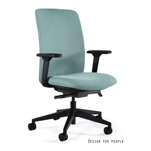 Unique Fotel ergonomiczny ELI M tkanina Niebieski