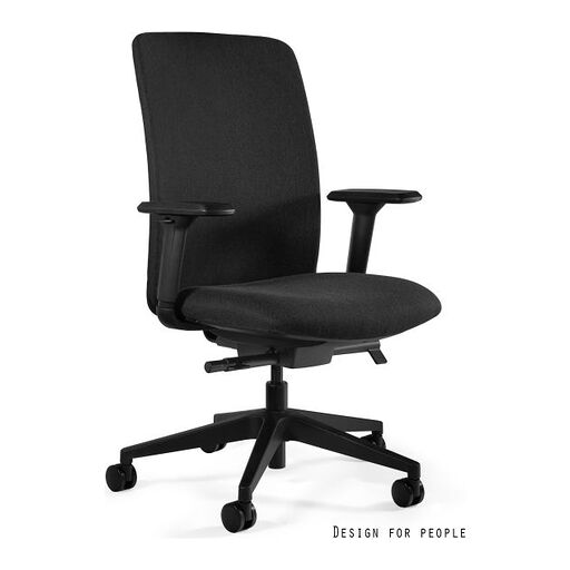 Unique Fotel ergonomiczny ELI M tkanina Czarny