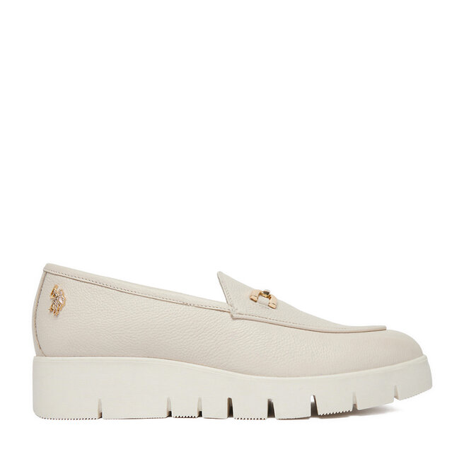 Półbuty U.S. Polo Assn. EO-NOVA001W/6L1 Écru