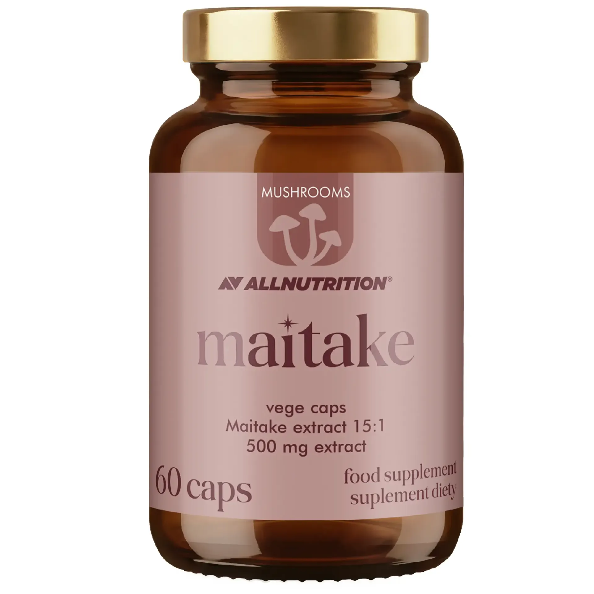 Allnutrition Mushrooms Maitake, kapsułki, 60 sztuk