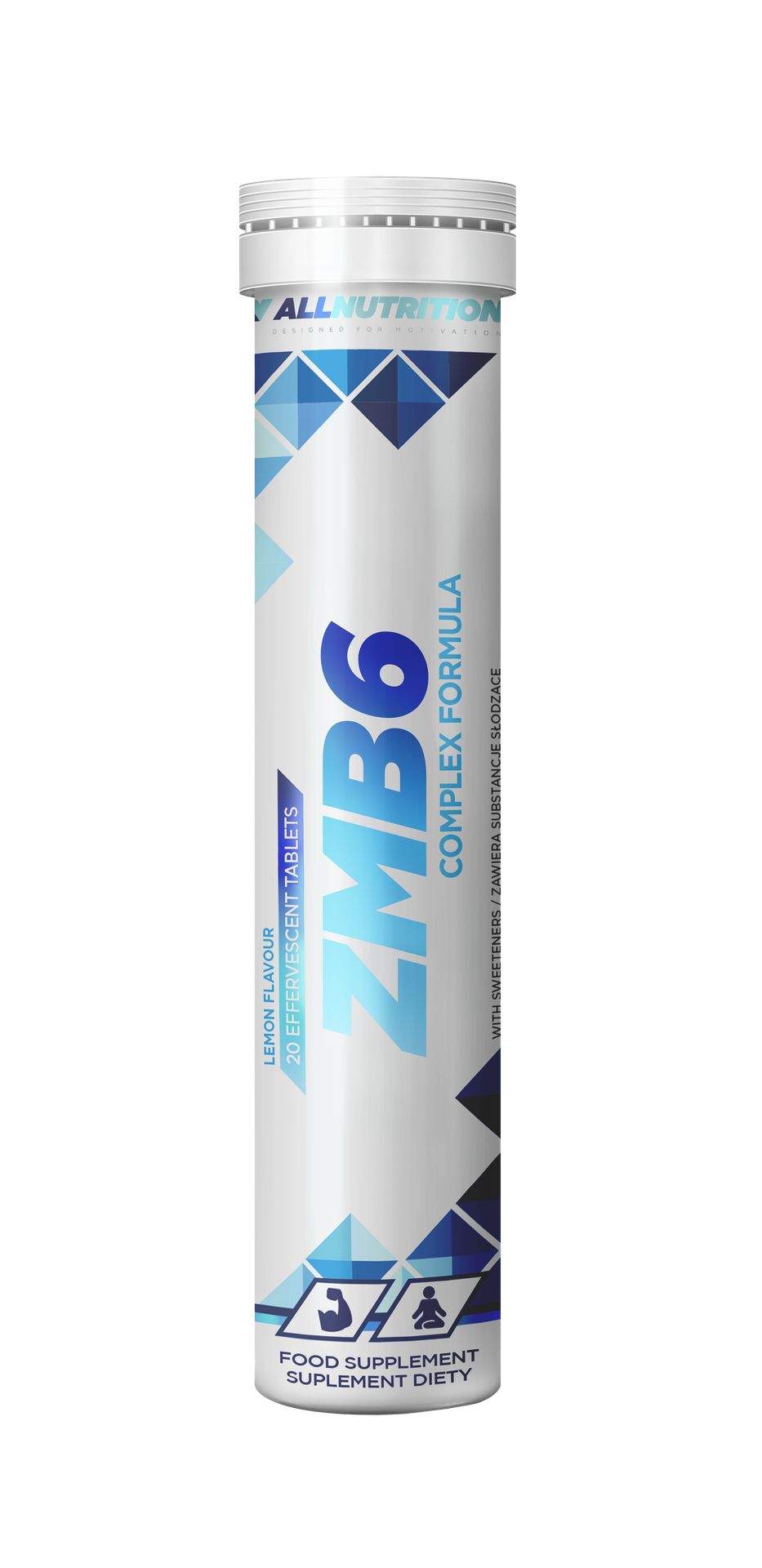 Allnutrition ZMB6 Musujące Lemon, tabletki, 20 sztuk