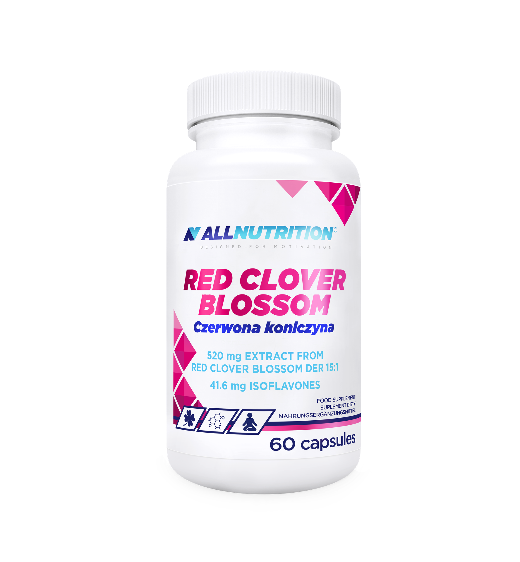 Allnutrition Red Clover Blossom Czerwona Koniczna, kapsułki, 60 sztuk