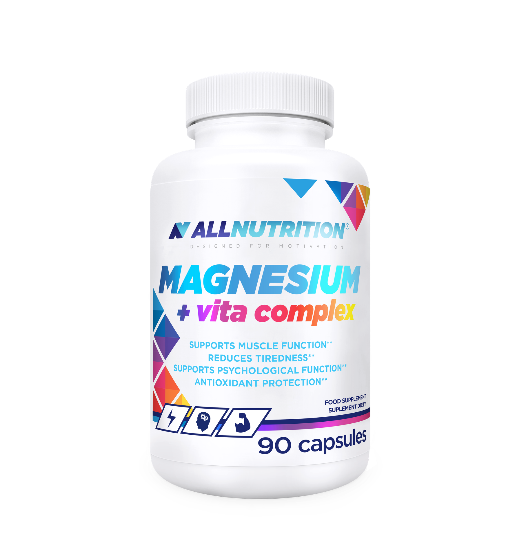 Allnutrition Magnesium + Vita Complex, kapsułki, 90 sztuk