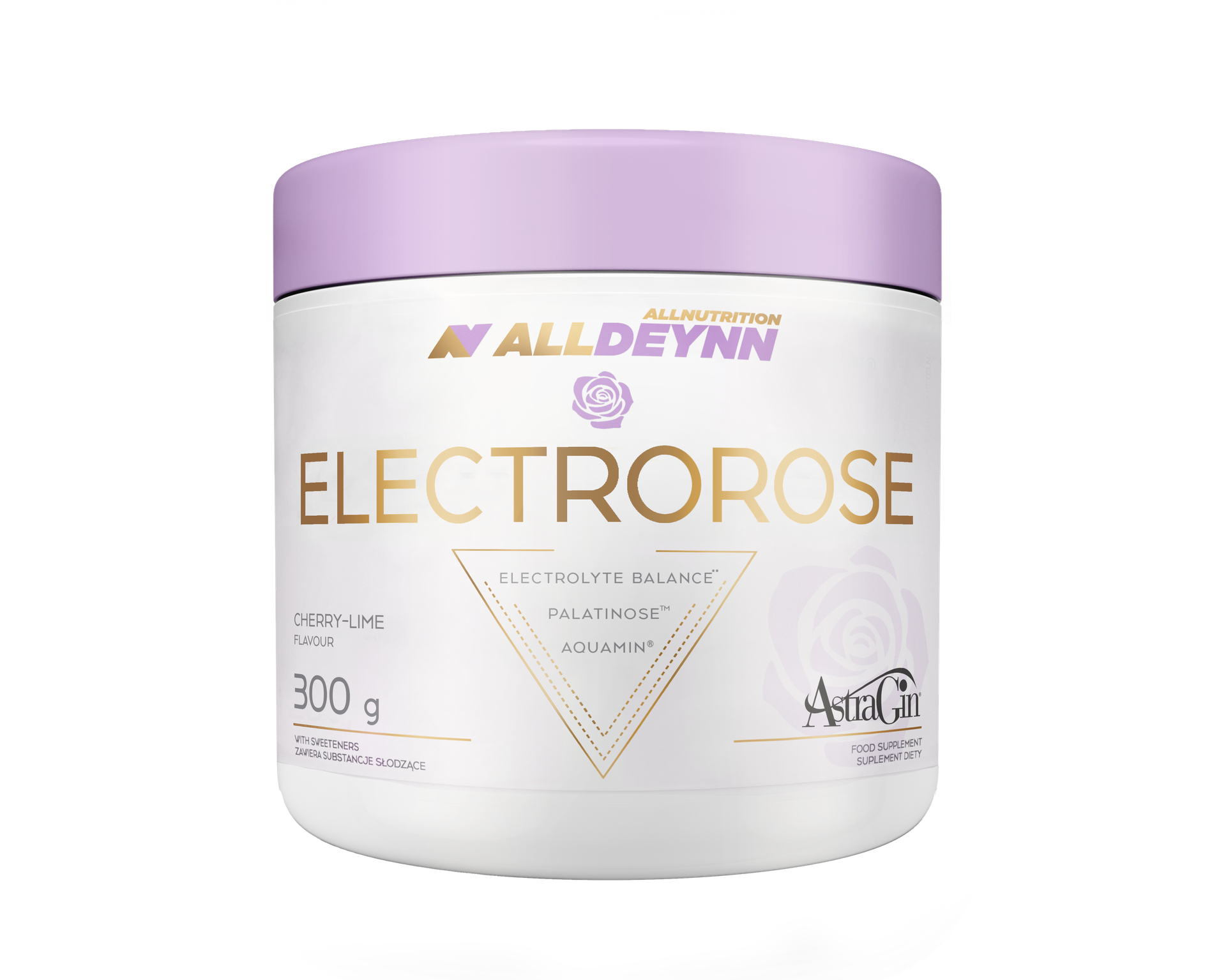 Allnutrition Alldeynn Electrorose Cherry-Lime, proszek, 300 g