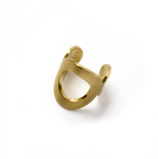 Nausznica złocona Ring