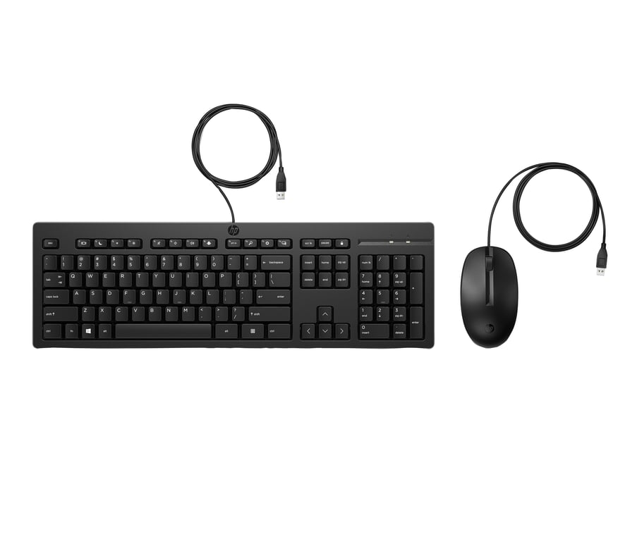 HP Przewodowa mysz i klawiatura 225 Combo AX2Y7AA#ABF