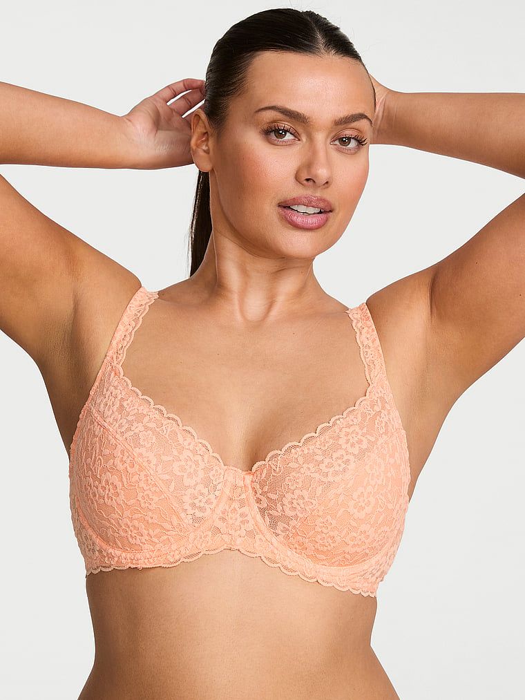 Victoria's Secret Biustonosz nieusztywniany balkonetka koronkowy