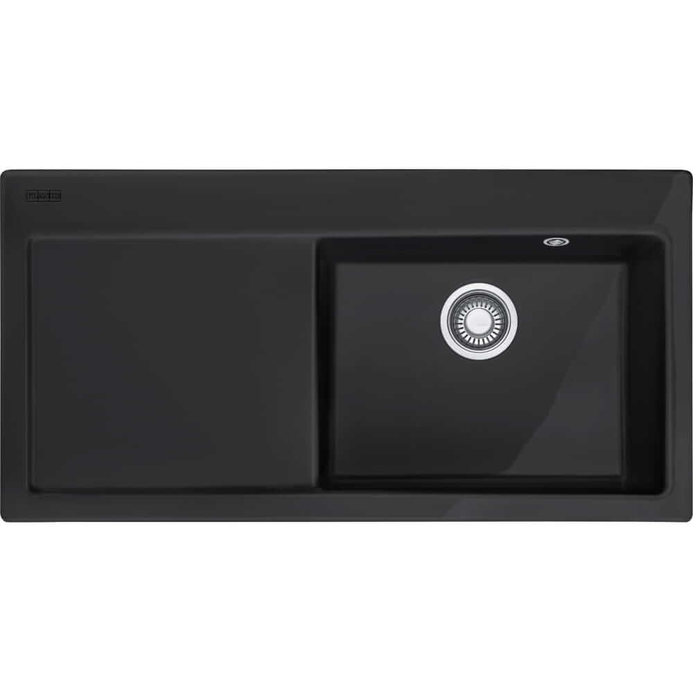Franke Mythos MYK 611-100 Onyx (Ociekacz z lewej strony) 124.0749.508