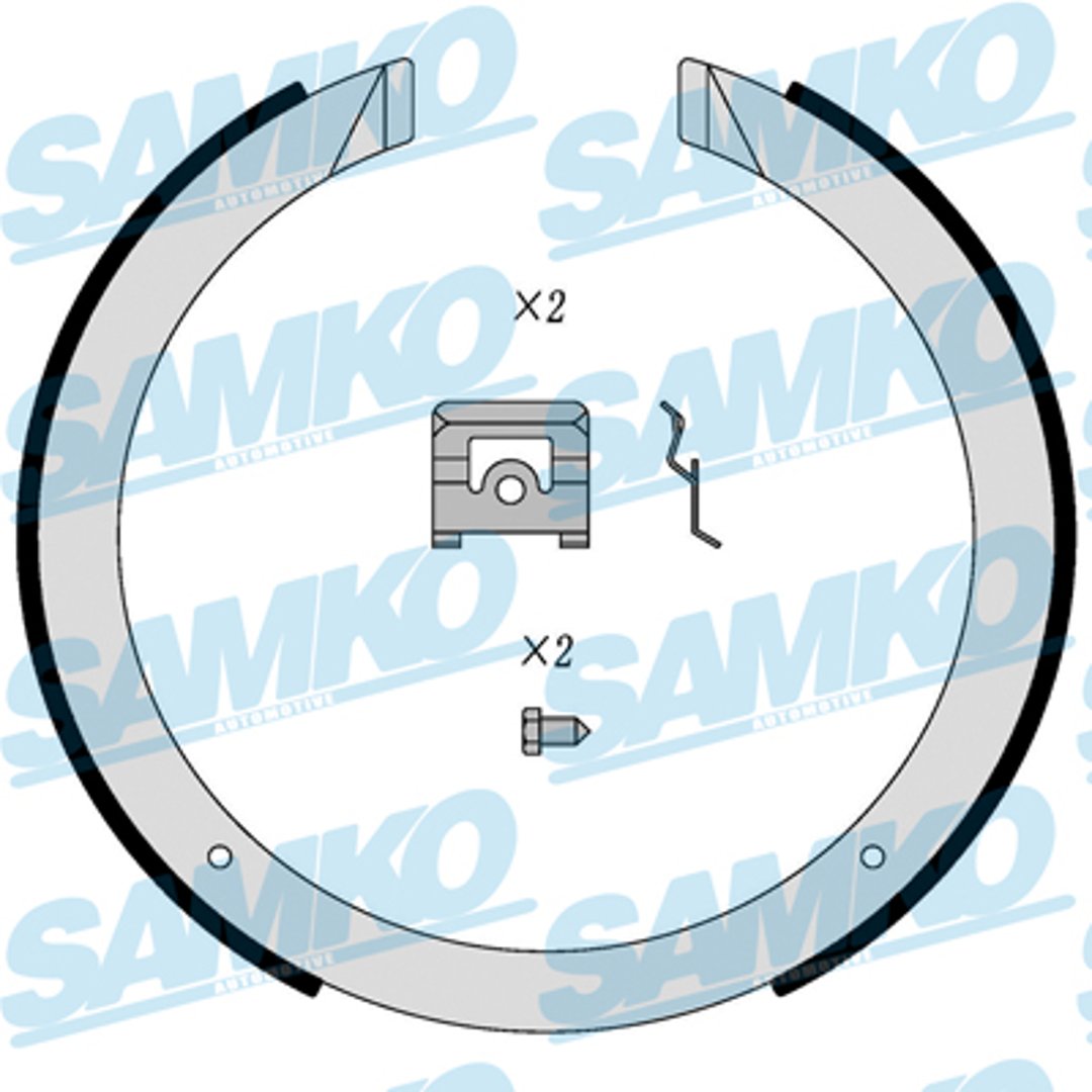 Zestaw szczęk hamulcowych SAMKO 81098