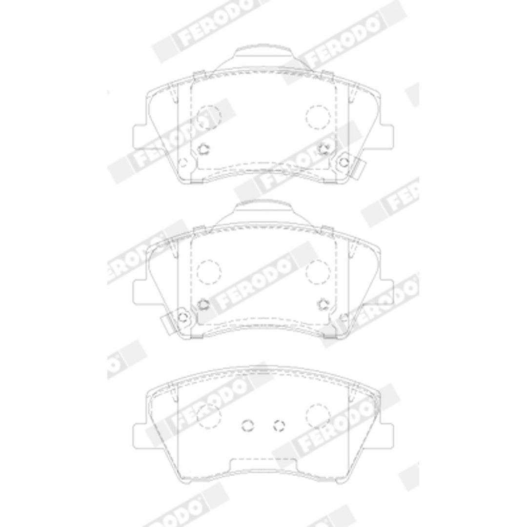 Klocki hamulcowe FERODO FDB5205