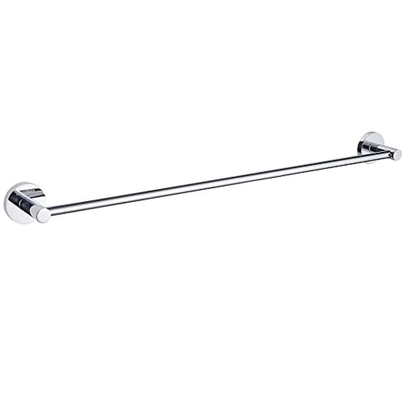 Pojedynczy wieszak na ręczniki (60 cm), akcesoria łazienkowe, mosiądz/chrom