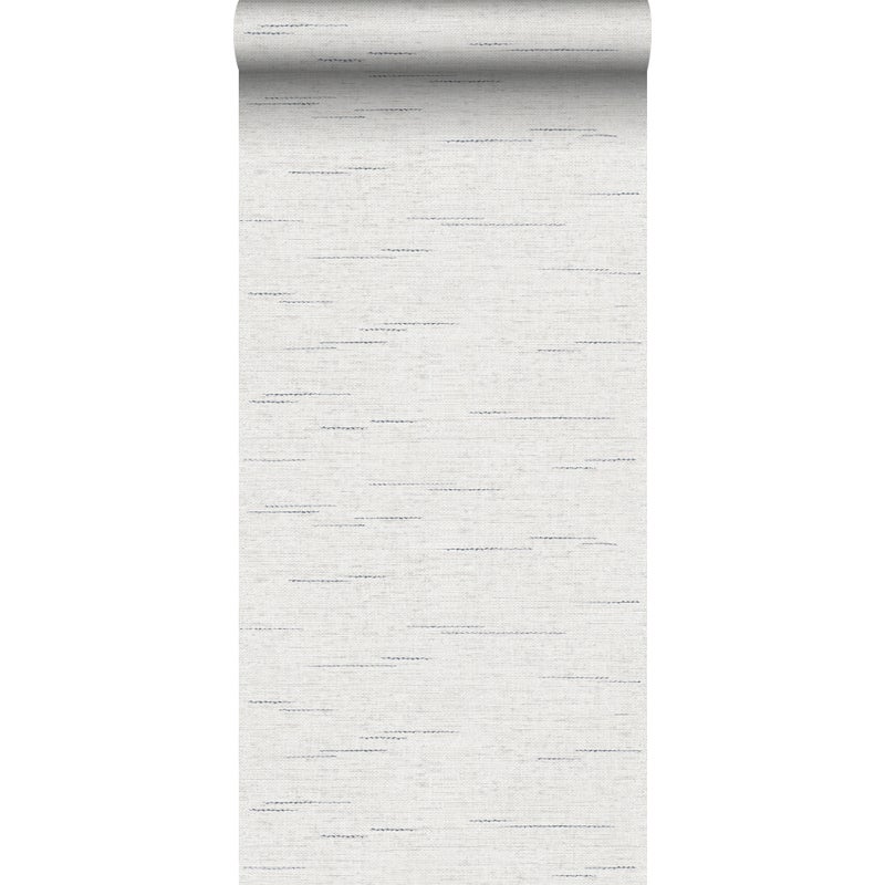Tapeta tkana struktura szarym - 53 cm x 10 m - SANDERS & SANDERS
