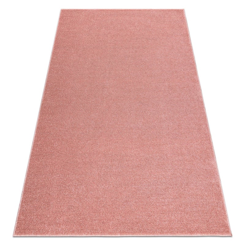 Dywan ETON PLUS pudrowy róż jednolity, jednokolorowy, gładki 200x400 cm