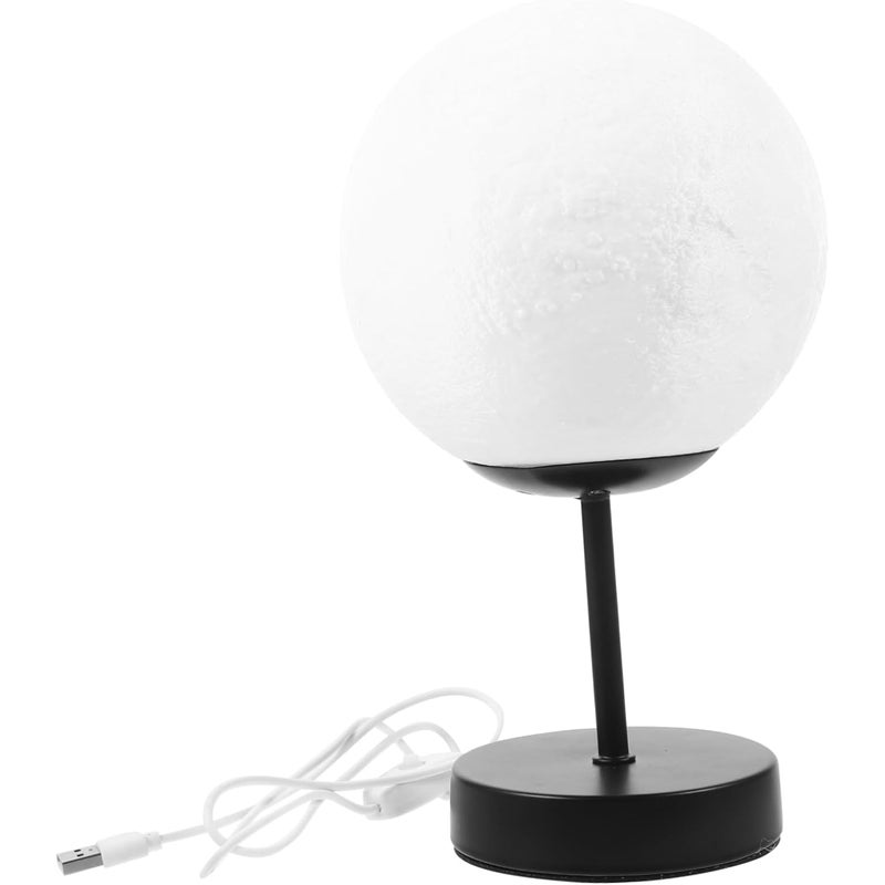 Kreatywna, oryginalna lampka nocna LED do sypialni, biura, dekoracji, tworząca relaksującą atmosferę nocą, idealnie imitująca księżyc.