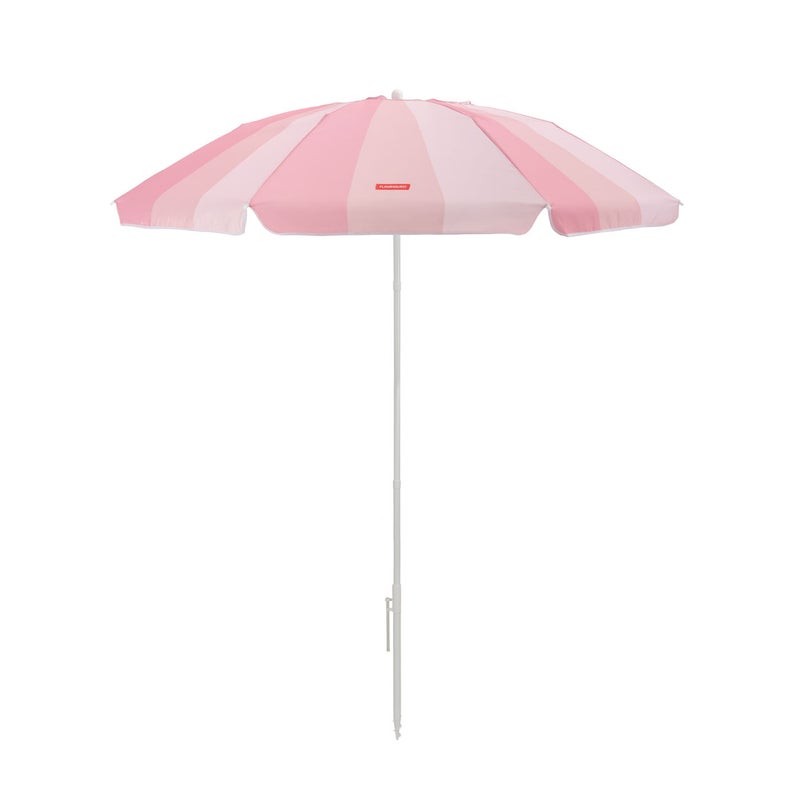 Flamingueo UPF50+ przechylany parasol plażowy z różowego poliestru