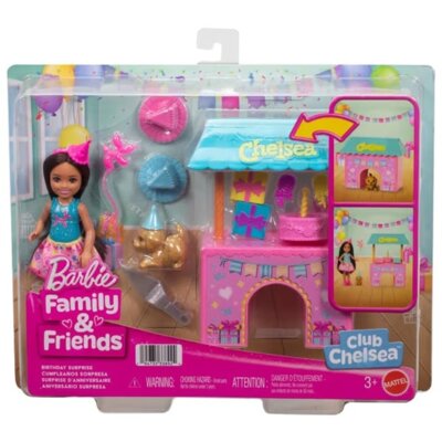 Lalka Barbie Chelsea Urodzinowa niespodzianka JJB41