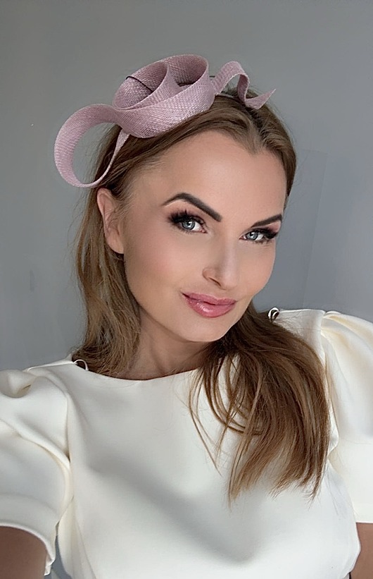 Fascynator Melody LAWENDOWY /oraz inne kolory