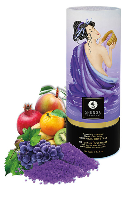 Shunga Bath Salts Oriental Crystals Exotic Fruits - Sól do kąpieli owoce egzotyczne  