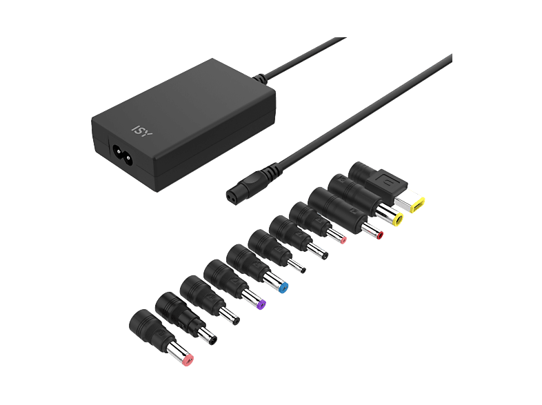 Uniwersalny zasilacz do laptopów ISY IAC-1065 65W Czarny