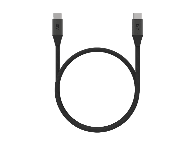 Kabel USB-C do szybkiego ładowania ISY IUC-7100 2m 100W Czarny