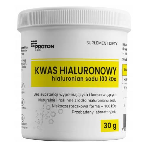 Proton Labs Kwas hialuronowy, 30 g >> 0zł za wysyłkę przy zakupach od 59 zł 