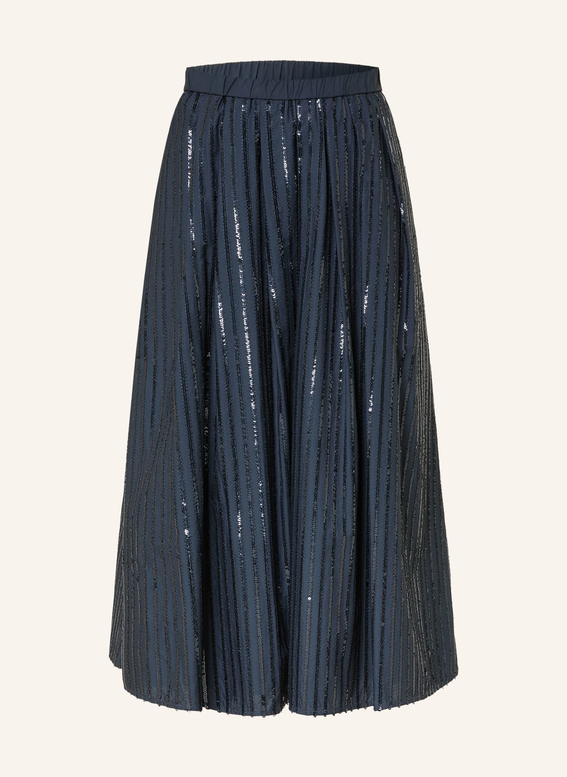Weekend Max Mara Spódnica Fiordi Z Cekinami blau