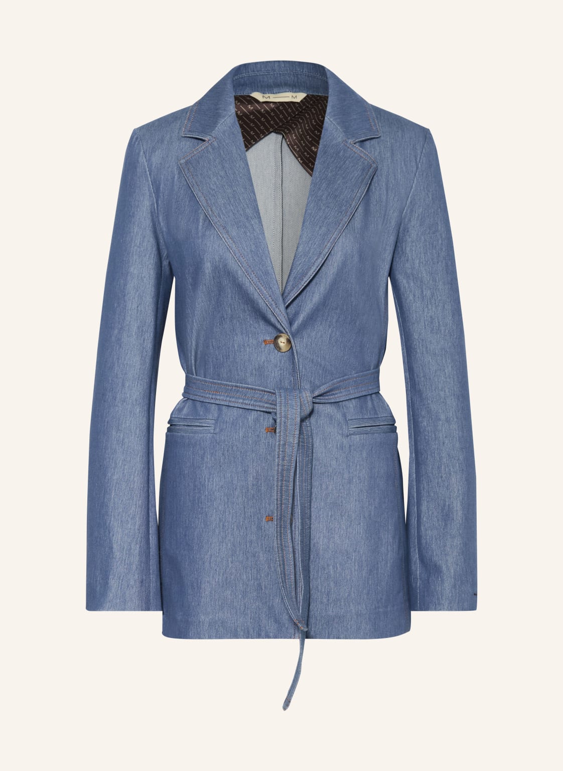 Mm By Max Mara Marynarka Odissea W Stylu Jeansowym blau