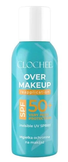 Clochee, mgiełka ochronna na makijaż SPF50+, 75ml