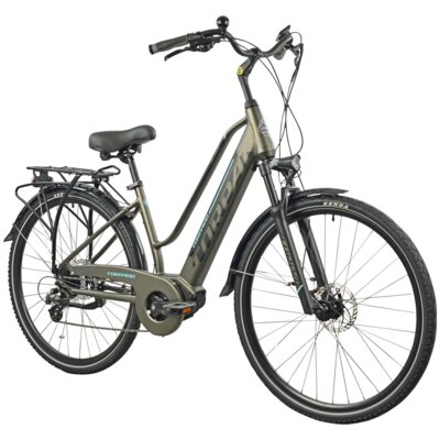 Rower elektryczny TORPADO Altea D17 28 cali Brązowy mat