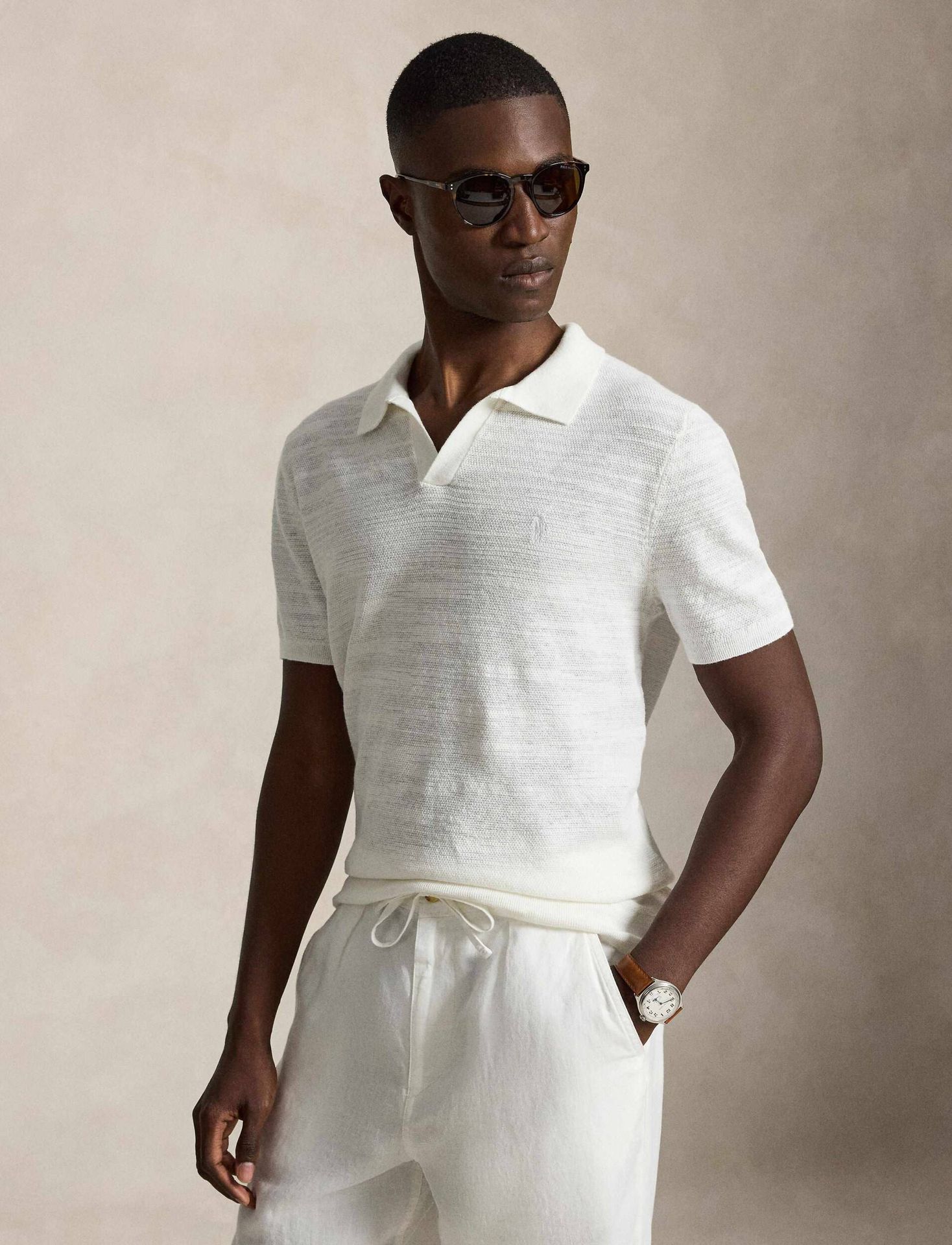 POLO RALPH LAUREN Polo Regular Fit z dodatkiem lnu