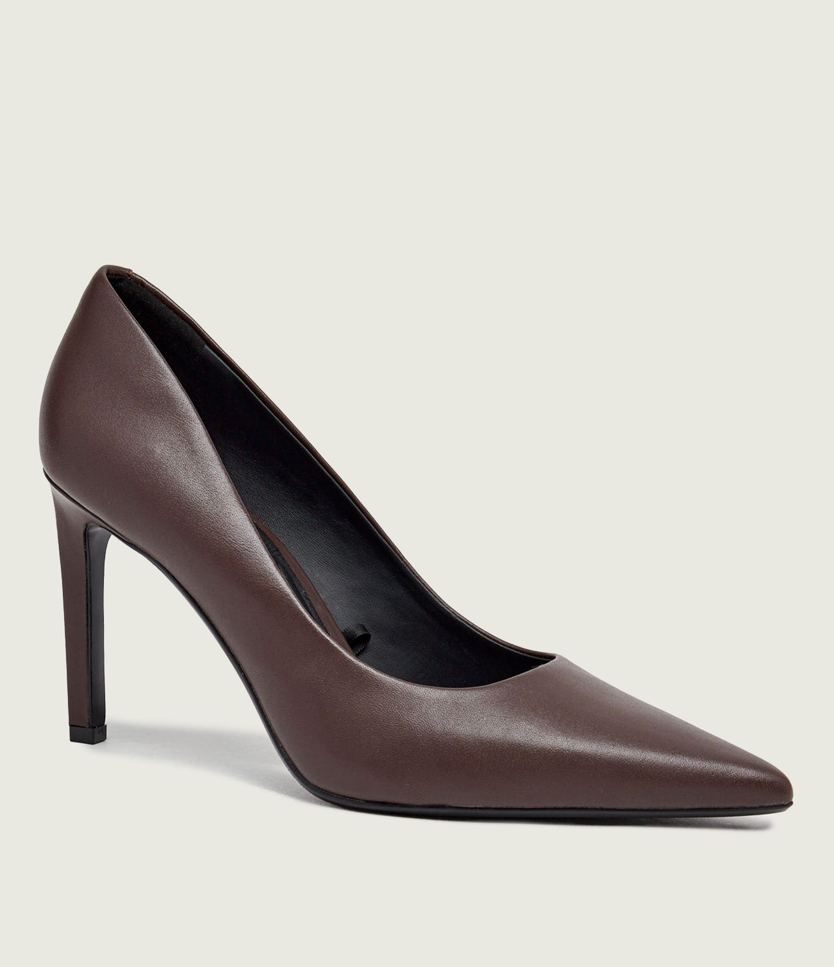 Calvin Klein Skórzane szpilki ESS STILETTO 90