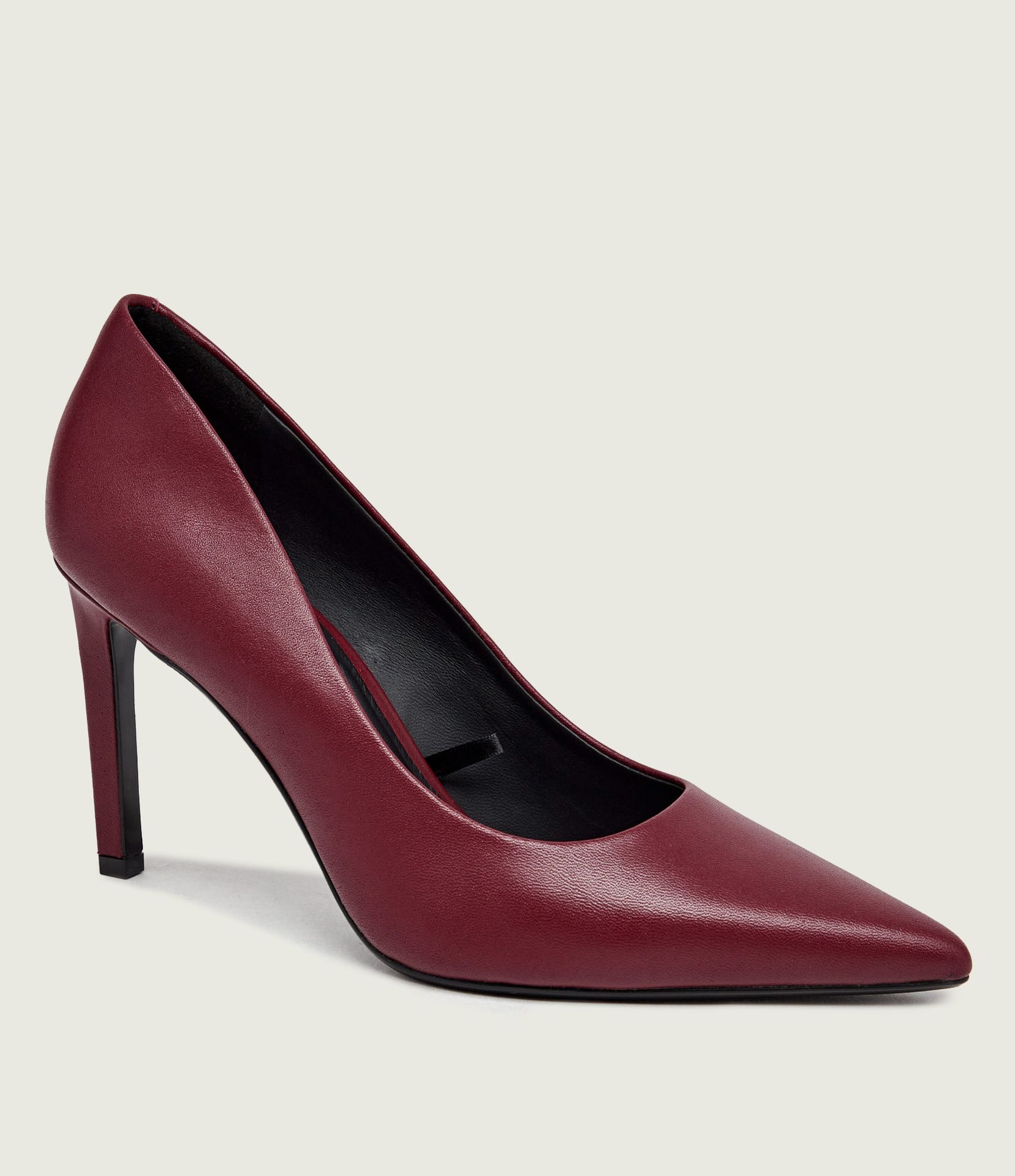 Calvin Klein Skórzane szpilki ESS STILETTO 90
