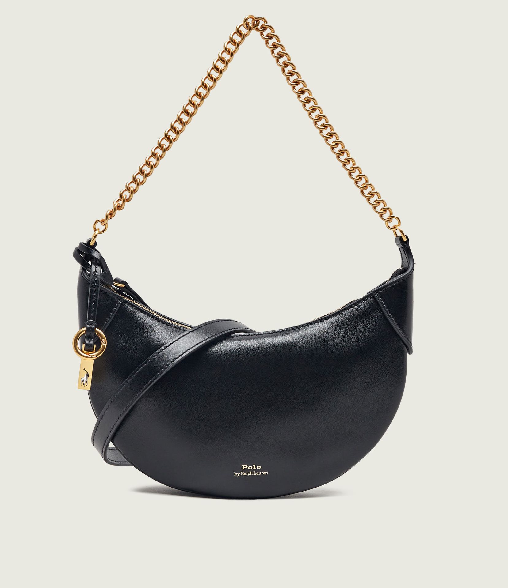 POLO RALPH LAUREN Skórzane hobo