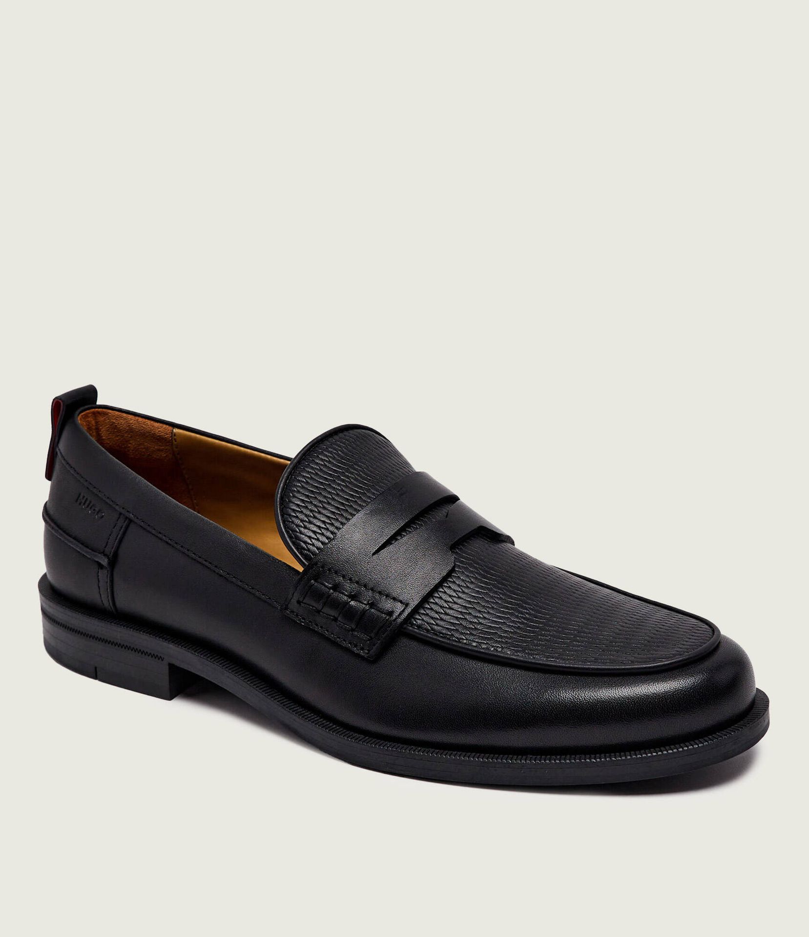 HUGO Skórzane loafersy Varian_loaf_ltcv