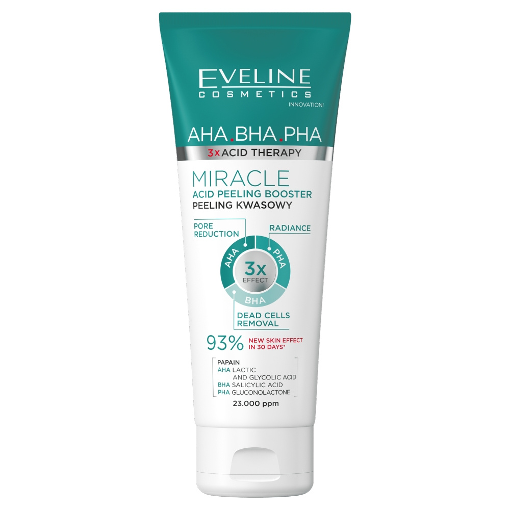 Eveline Cosmetics 3 x Acid Therapy peeling kwasowy 75ml