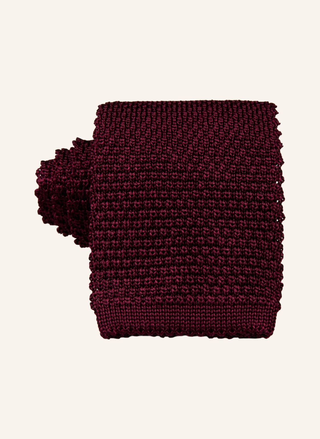 Brunello Cucinelli Krawat Z Dzianiny rot