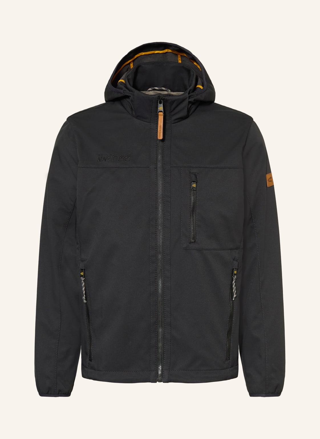 Camel Active Kurtka Softshellowa Z Odpinanym Kapturem schwarz