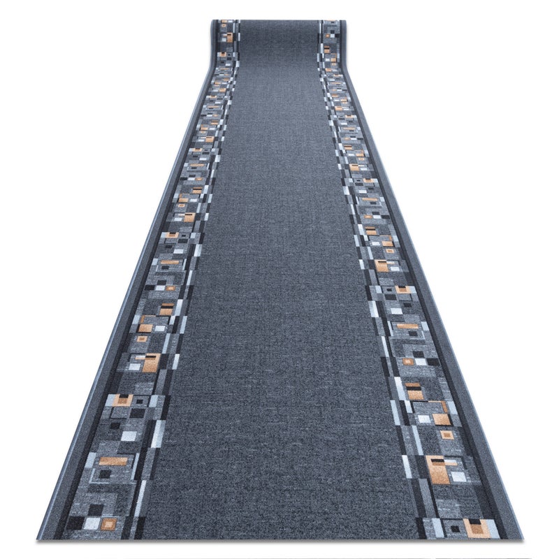 CHODNIK PODGUMOWANY BOMBAY szary 80cm 80x920 cm